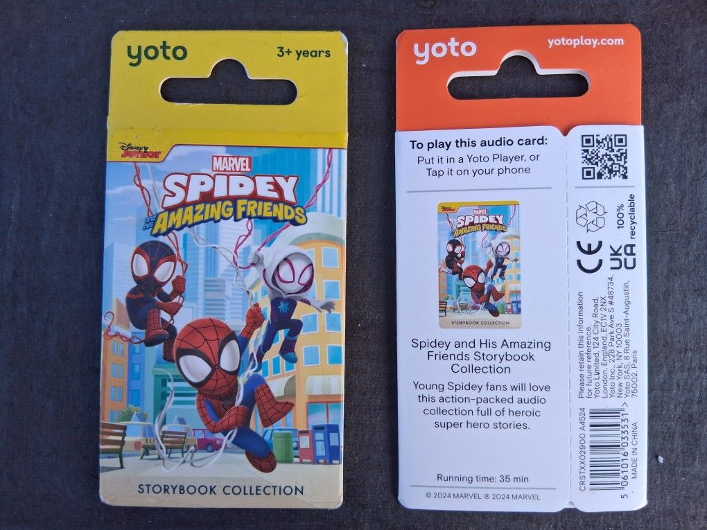 Spidey & Friends Yoto Audio Card