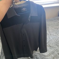 Harley Davidson Button Up Shirt