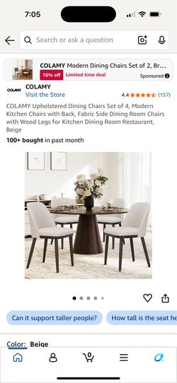 Dining chair upholstered