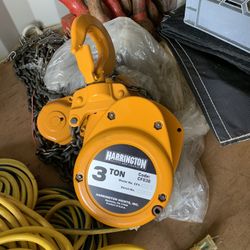 Harrington 3 Ton Manual Chain Hoist