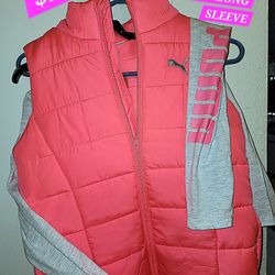 BRAND NEW PUMA VEST N LONG SLEEVE SHITT
