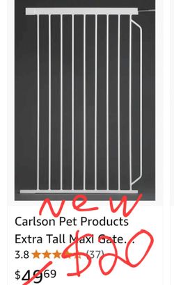 New in Box Carlson Pet Products Extra Tall Maxi Gate Extension NEAR SOUTHSIDE HIGH SCHOOL $20