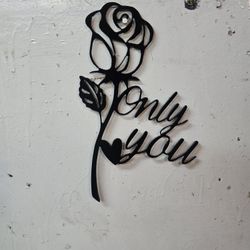 Metal Art For Valentines Day Custom Names 