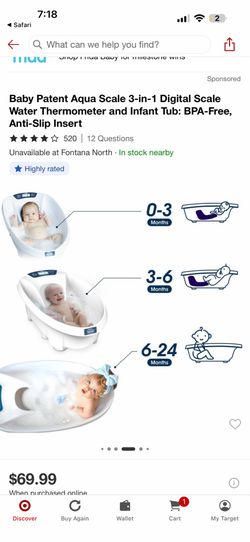 AQUA SCALE BABY BATH