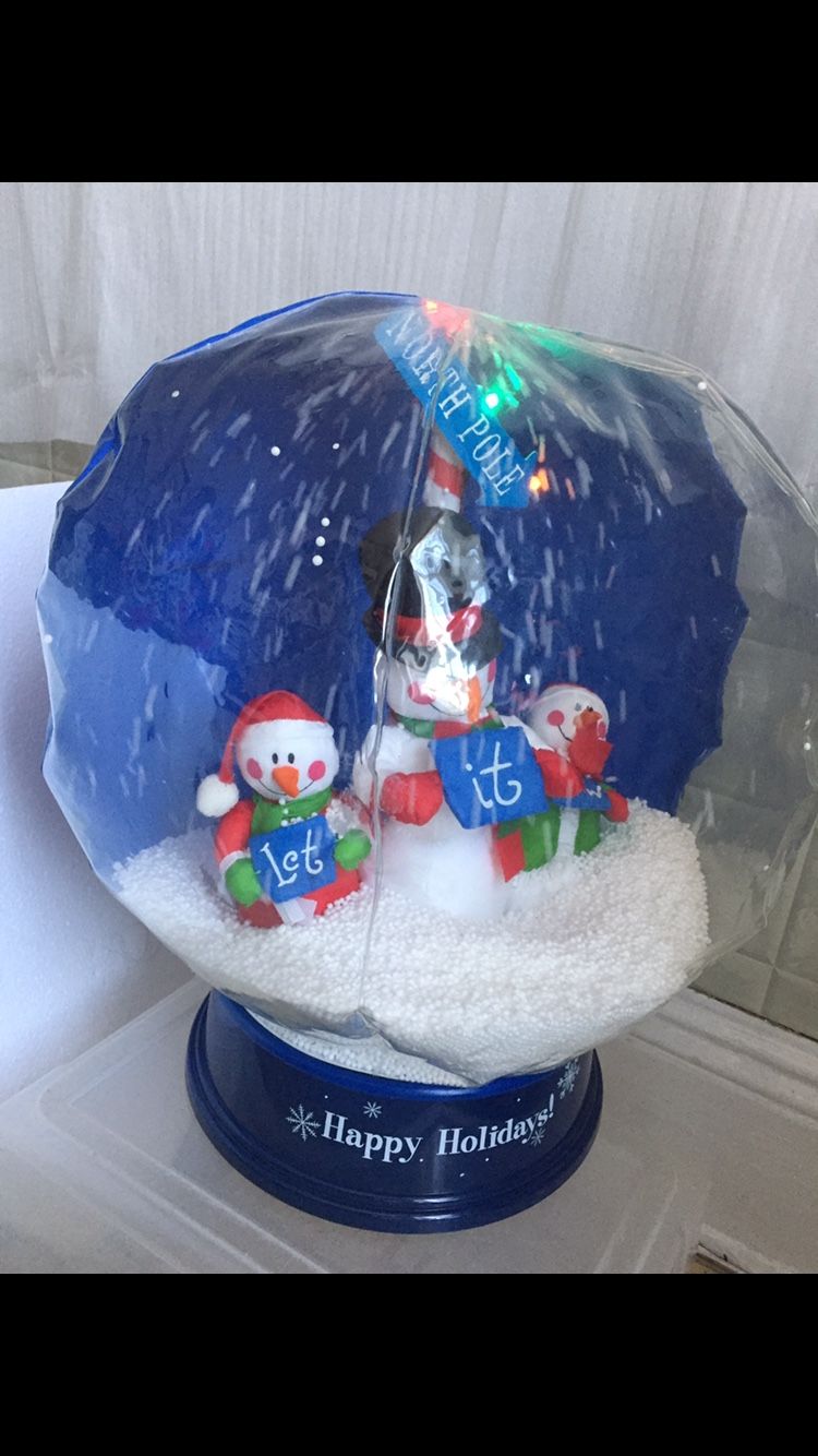 Christmas Snow Globe Inflatable