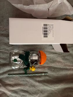 Starbucks Snoopy Glass Cold Cup with Straw
