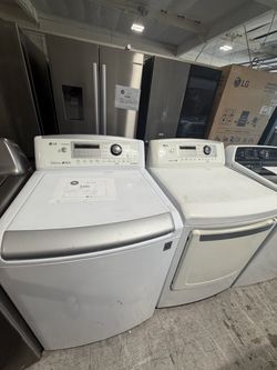 LG Top Load Washer and GAS Dryer Set