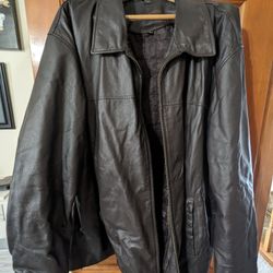 St. John's Bay Leather Jacket (4XL)