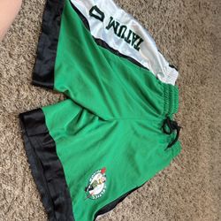 Jayson Tatum Boston Celtics Green Shorts Size Men’s Small New 