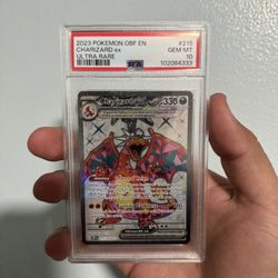 PSA 10 Charizard 215/197 (Obsidian Flames)