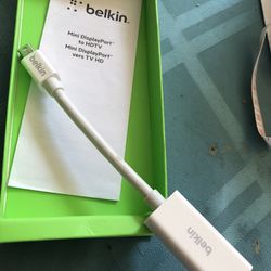 Belkin Mini Display Port To HDMI Adapter 