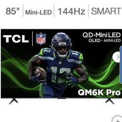 85 inch TCL QD – mini LED TV