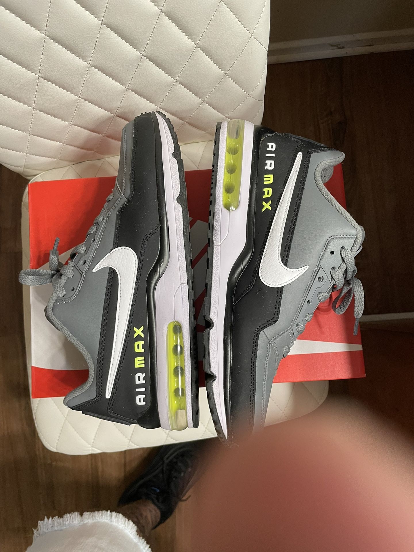 Nike Air Max LTD3, Black/White Grey Volt, Size 10 - www 