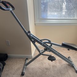 Squat machine and Abdominal machine