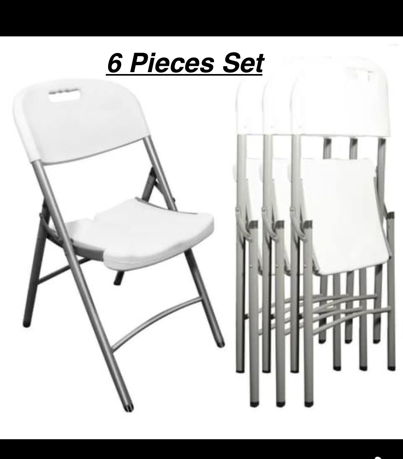 Sinai or Rubbermaid indoor/Outdoor 6 Pc Set for Parties,Wedding Restaurant Brand New in the Boxes