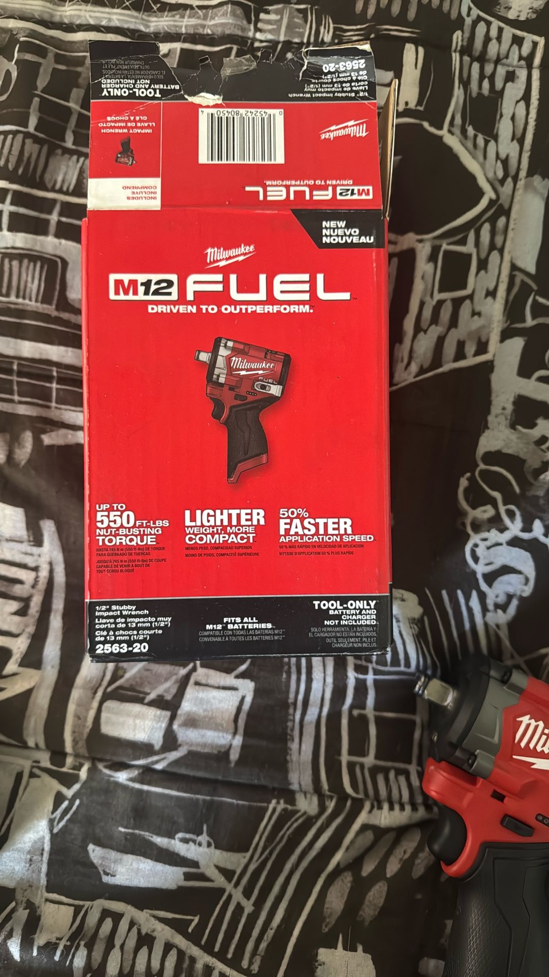 Milwaukee 1/2 Cordless Impact With Battery And Charger