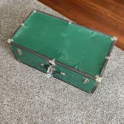 Vintage Steel/iron Trunk