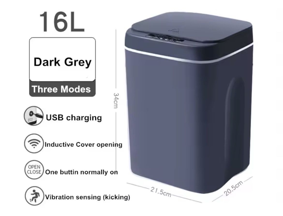 Brand New Smart Sensor Trash Can 16L (Small)