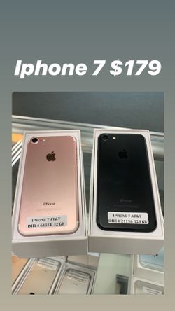 iPhone 7 unlocked excellent condition! $179