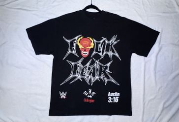 Civil Regime x WWE Stone Cold Steve Austin F Fear Graphic T-Shirt Mens Medium