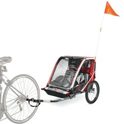 Allen Sports Two Wheel Child Bicycle Trailer, Red