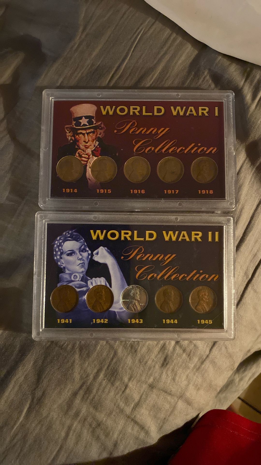 World War 1 And 2 Penny Collection 