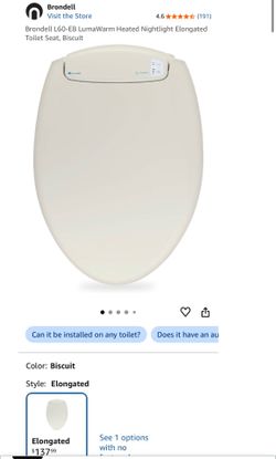 Lumawarm Heated Nightlight Toilet Seat