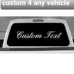 Custom Window Decals Made 4 U