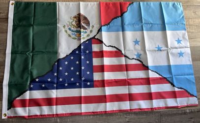 Usa Honduras Mexico flag size 3'×5'