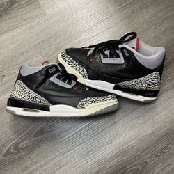 Jordan 3 “Black Cement 2011” Size 5.5 In Youth