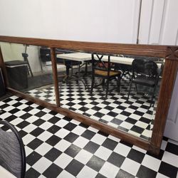 1890s 9 FT Backbar Mirror