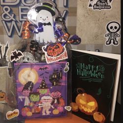#50 Adorable Blingy Ghost Hold Boo-tiful Basket Bath And Body Works