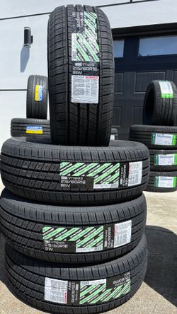 4 BRAND NEW TIRES 215/60r16.