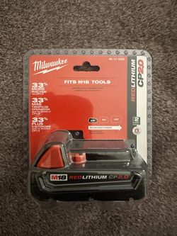 Milwaukee M18 CP 2.0ah Battery (new)