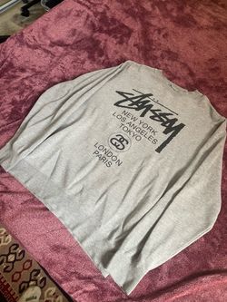 Vintage big logo Stussy Sweatshirt size medium