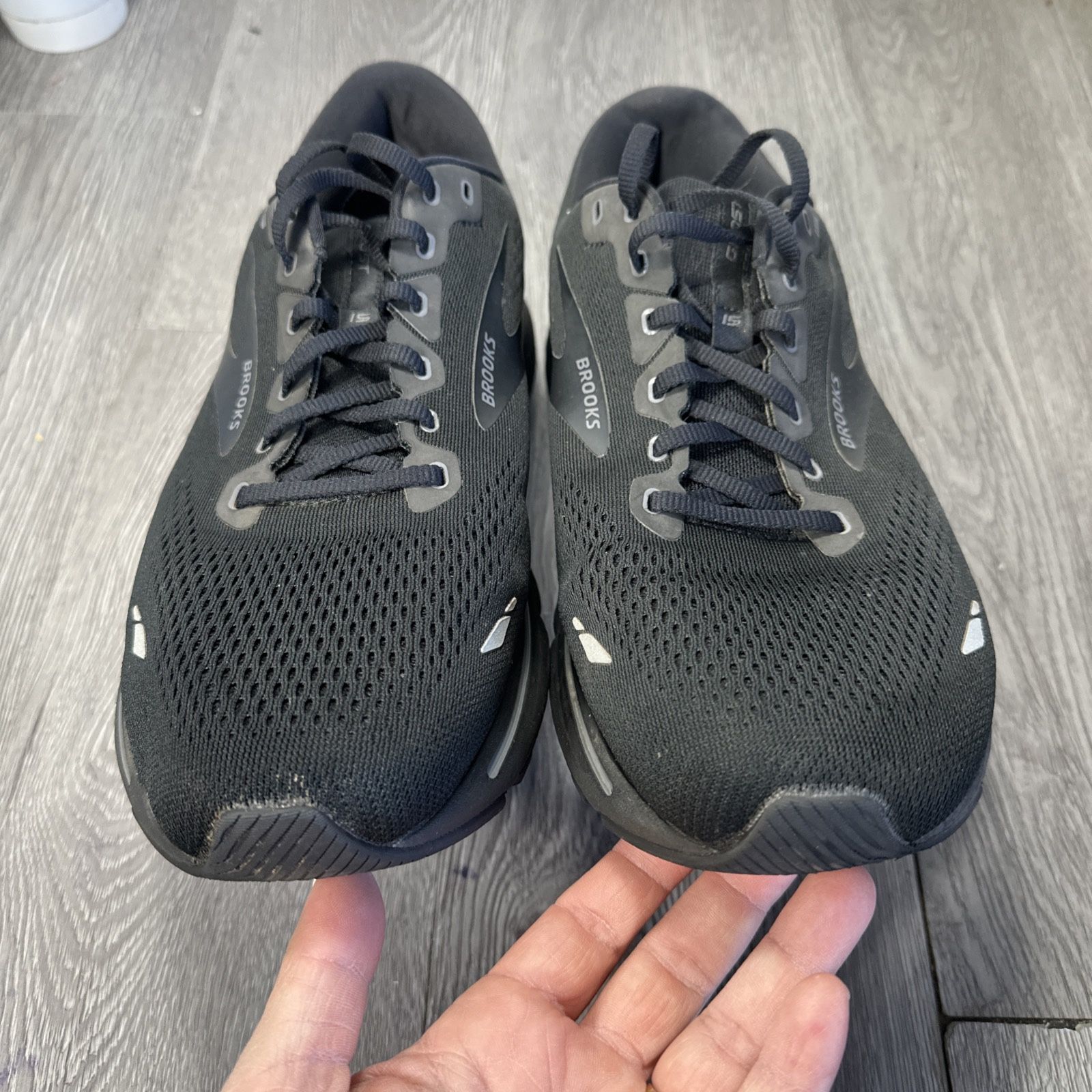 Brooks Ghost 15 Shoes Mens Size 12 2E Wide Black Sneakers Running Athletic Gym Brooks Ghost 15 Shoes Mens Size 12 2E Wide Black Sneakers  main image 3