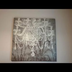 Chandelier Canvas painting 