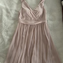 light pink dress