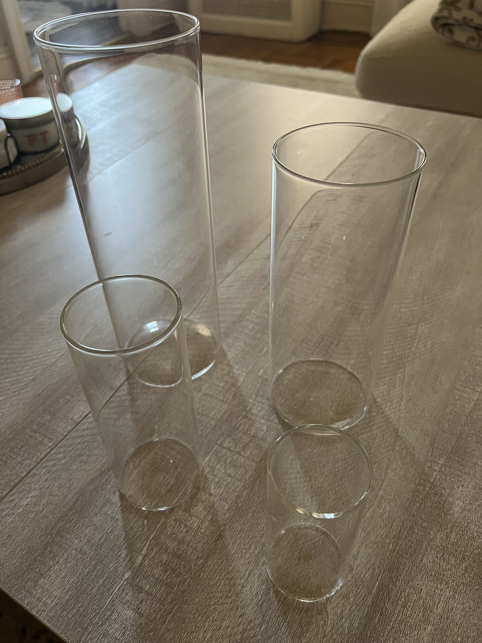 Cylinder Glass Vases