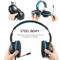 Masacegon H 11 3.5mm Gaming Headset Headphones Earphones