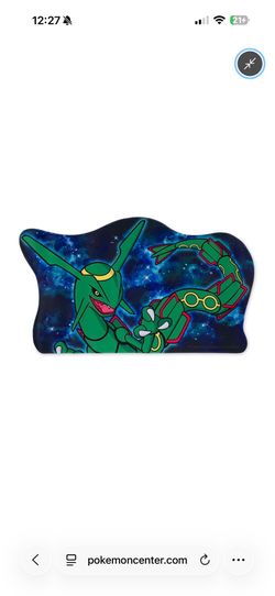 Pokemon center rayquaza playmat