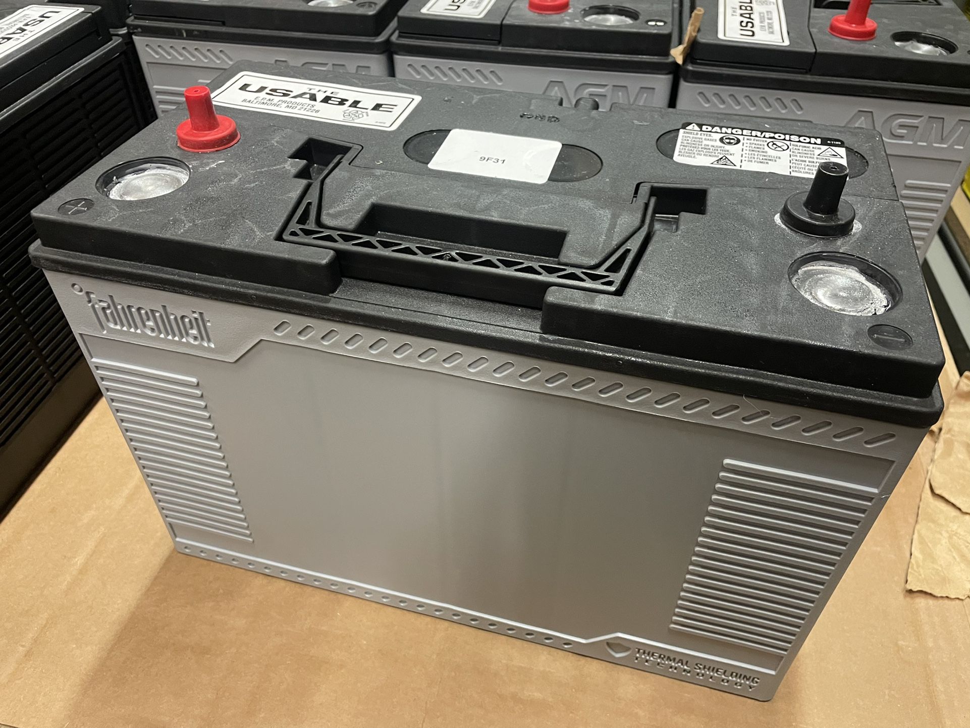 New Bosch Deka Group 31 9F31 Marine Semi Truck Solar Heavy Duty Battery