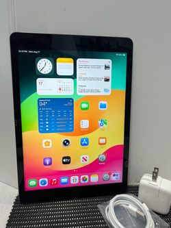 Apple iPad 9th Gen 64GB WiFi 10.2” iPad—Space Gray iOS 26 complete