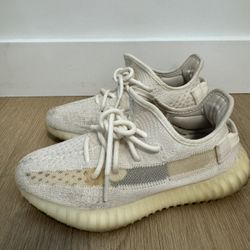 Adidas Yeezy White Boost Sneakers 