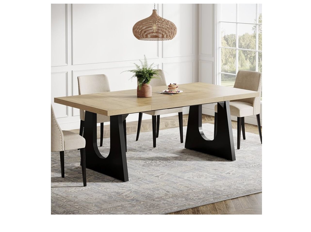 Office Desk Large Dining Table for 6-8 People