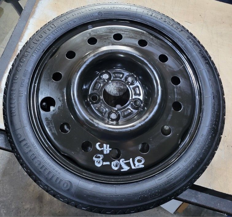 SPARE TIRE 16" FITS 2011 2012 2013 2014 2015 CHEVY VOLT DONUT WHEEL TIRE