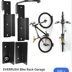 Garage bike rack