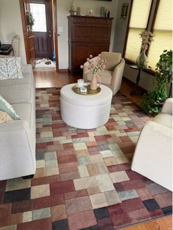 8x11 area rug- great condition. No smoking home.