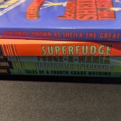 Fudge Books Box Set( 5 Books )Soft Cover By Judy blume