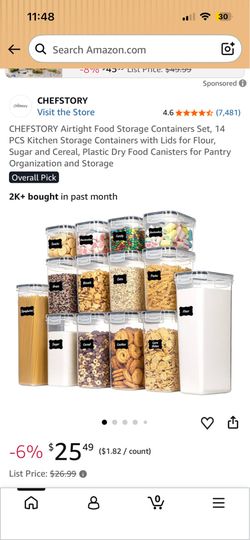 14 airtight food storage containers .